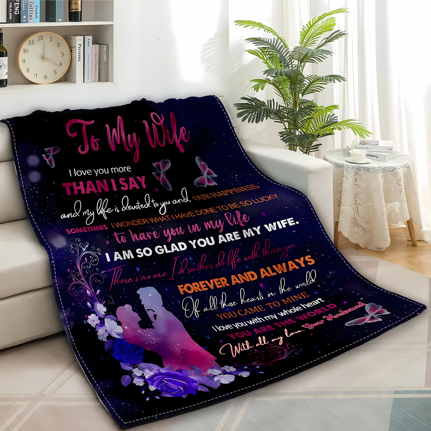 Special Gift For Your Wife Blanket - From Husband