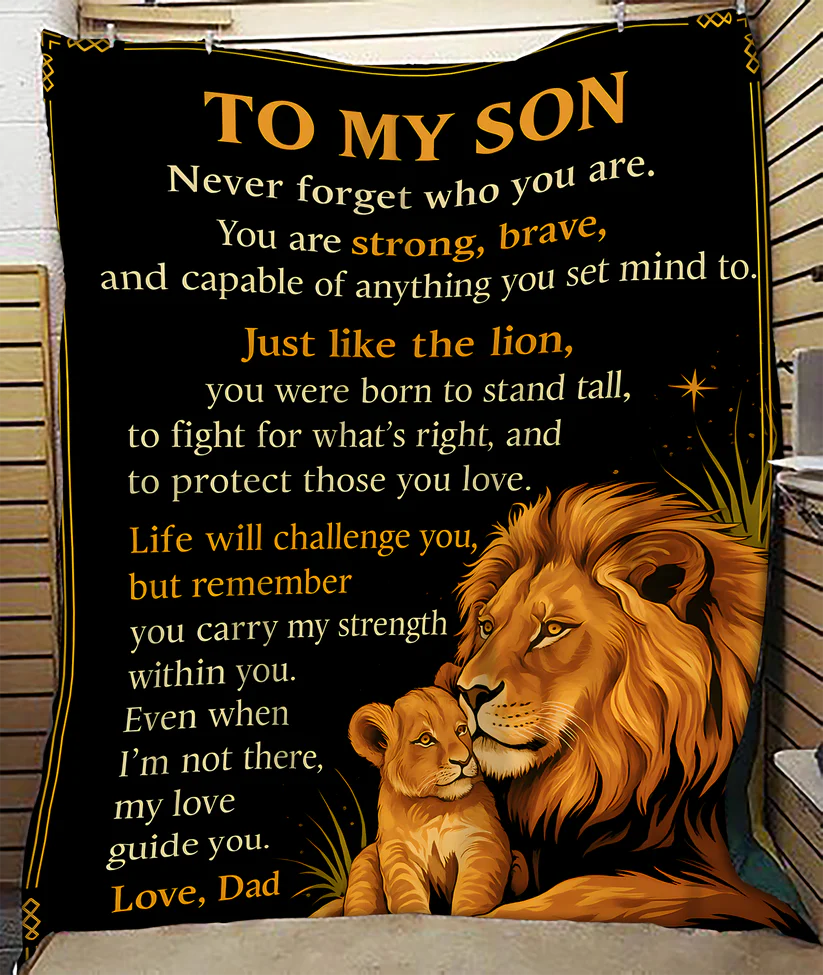 Special Gift For Your son Blanket - From Dad (SKUB-BLK-DAD00)