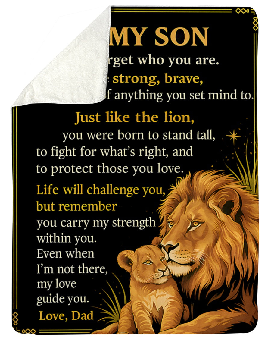 Special Gift For Your son Blanket - From Dad (SKUB-BLK-DAD00)