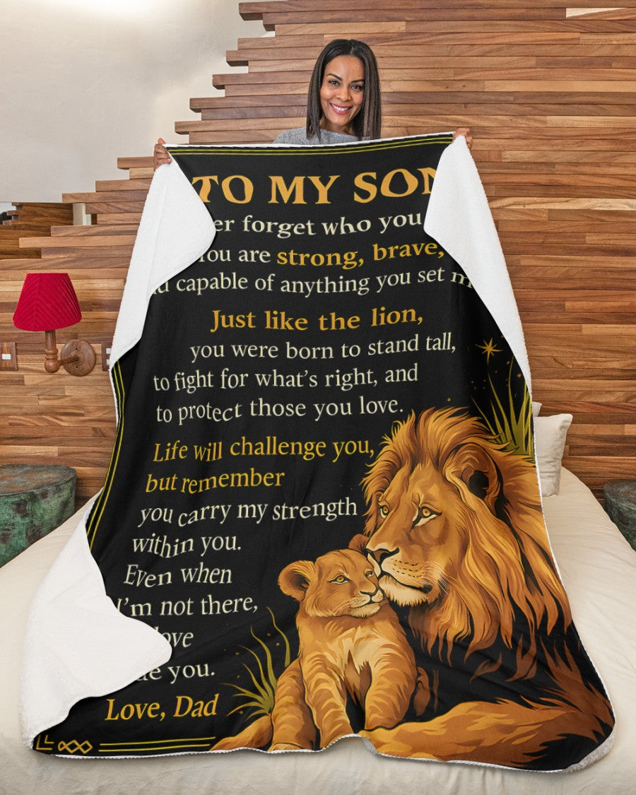 Special Gift For Your son Blanket - From Dad (SKUB-BLK-DAD00)
