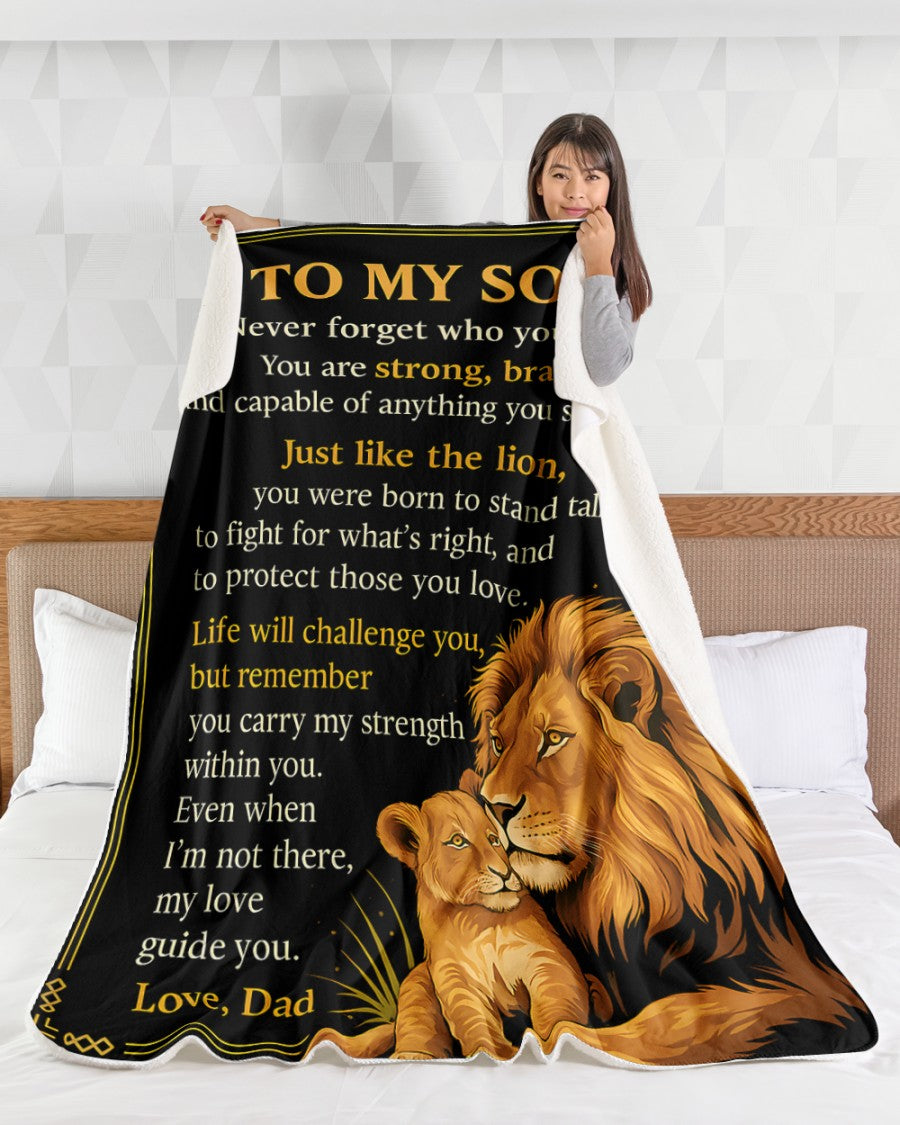 Special Gift For Your son Blanket - From Dad (SKUB-BLK-DAD00)