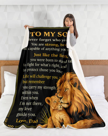 Special Gift For Your son Blanket - From Dad (SKUB-BLK-DAD00)