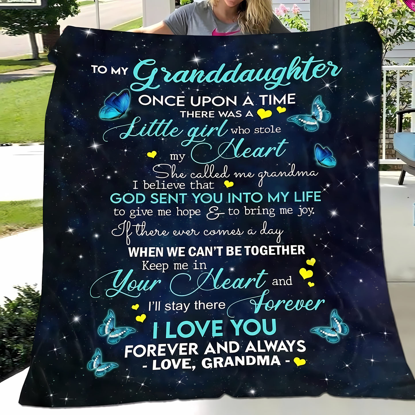 Special Gift For Your Granddaughter Blanket - From Grandma