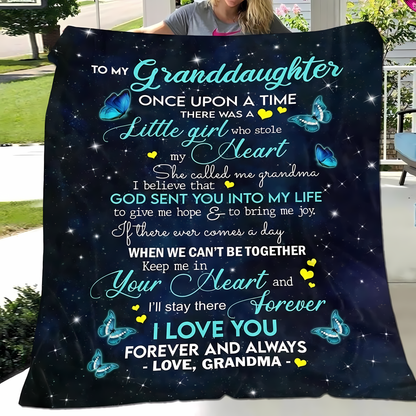 Special Gift For Your Granddaughter Blanket - From Grandma