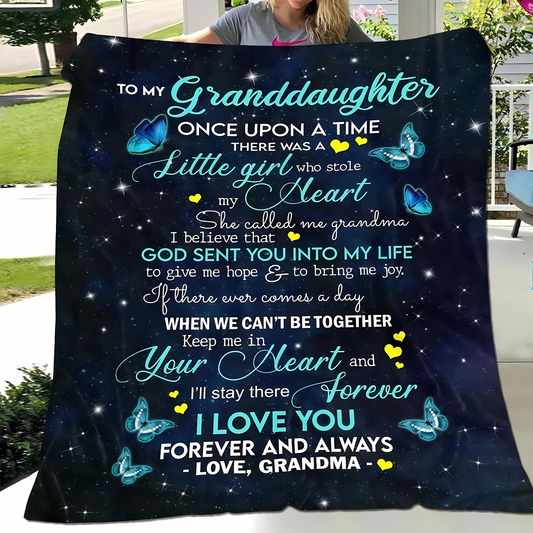 Special Gift For Your Granddaughter Blanket - From Grandma