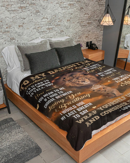 Special Gift For Your Daughter Blanket - From Dad (SKUB12-125)