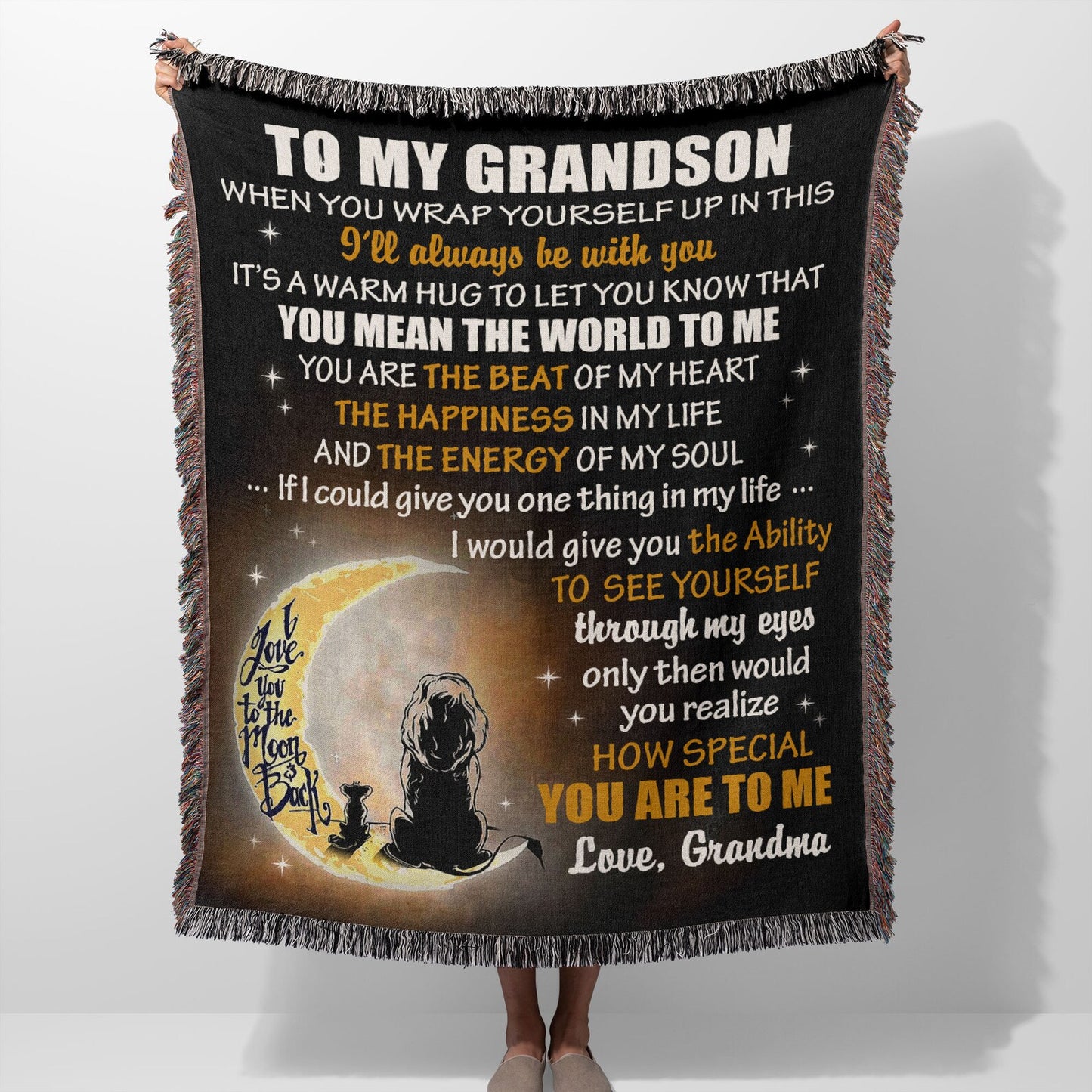 Special Gift For Your Grandson Blanket - From Grandma