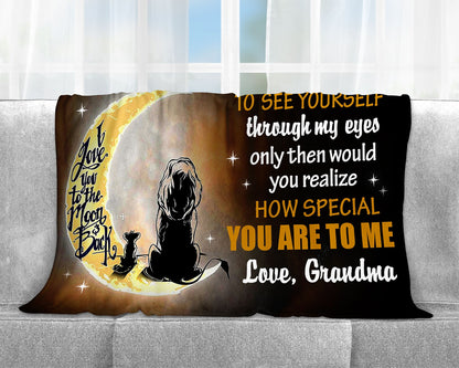 Special Gift For Your Grandson Blanket - From Grandma