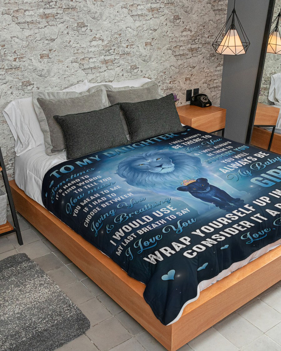 Special Gift For Your Daughter Blanket - From Dad (SKUB12-141)