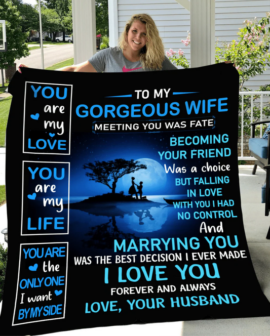 Special Gift For Your Wife Blanket - From Husband