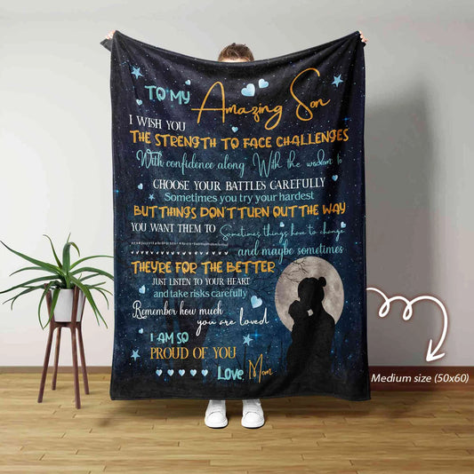 Special Gift For Your Son Blanket - From Mom
