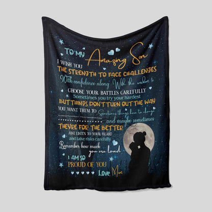 Special Gift For Your Son Blanket - From Mom