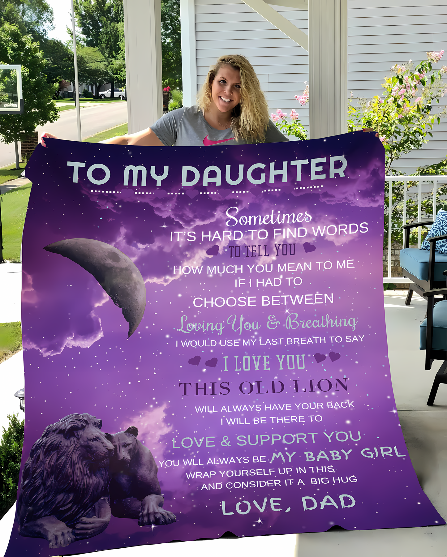 Special Gift For Your Daughter Blanket - From Dad
