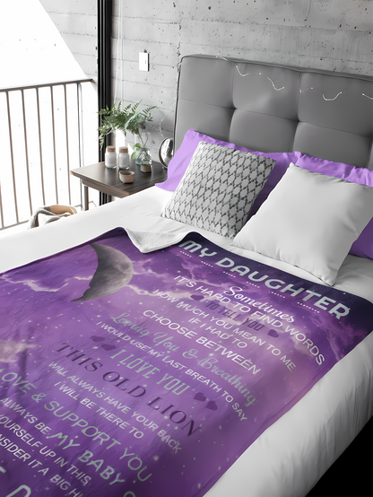 Special Gift For Your Daughter Blanket - From Dad