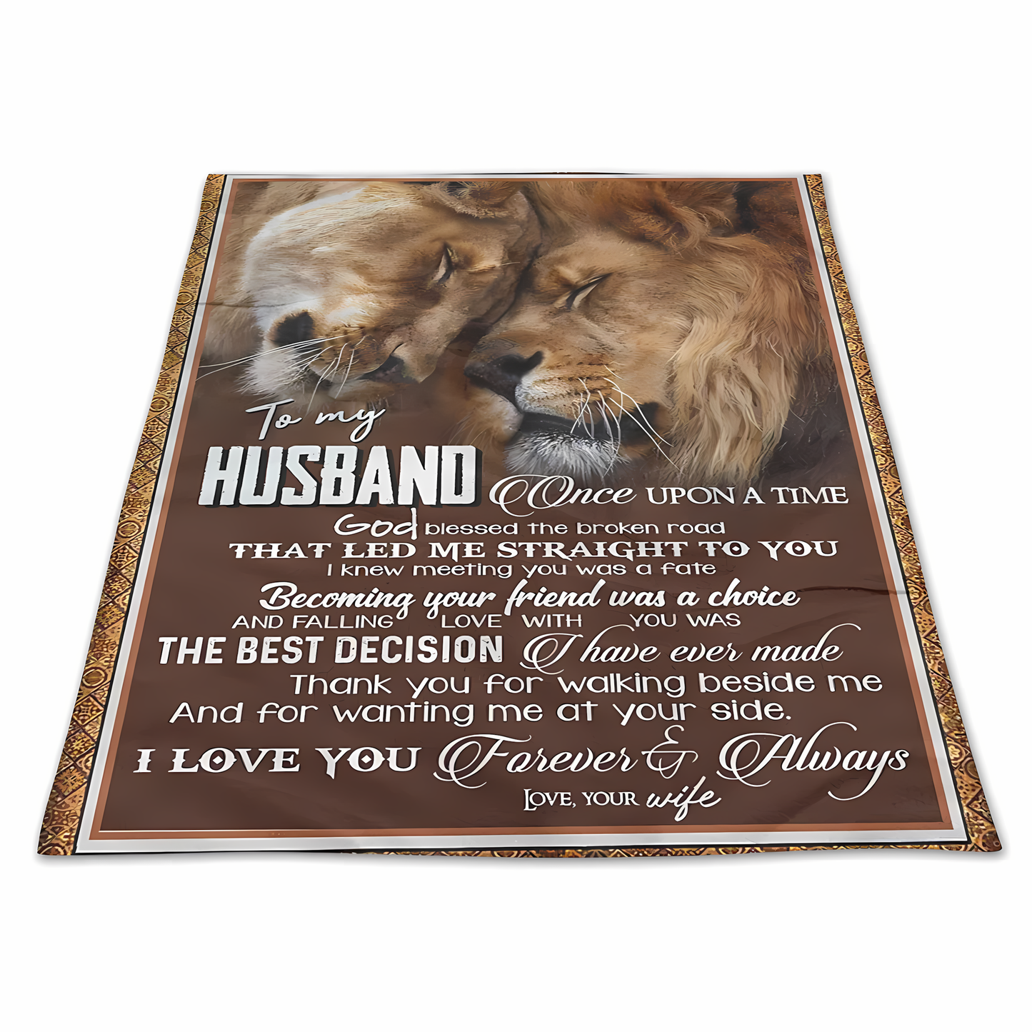 Special Gift For Your Husband Blanket - From Wife