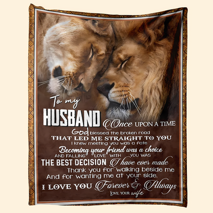 Special Gift For Your Husband Blanket - From Wife