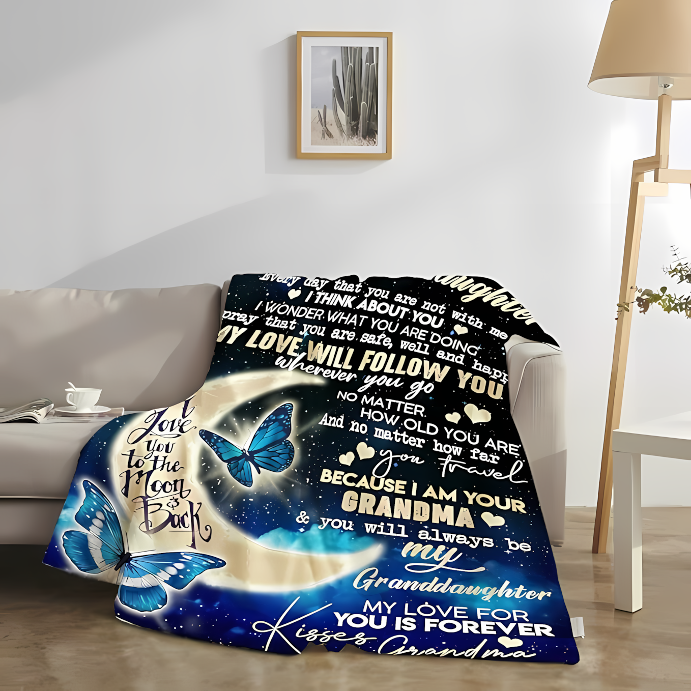 Special Gift For Your Granddaughter Blanket - From Grandma