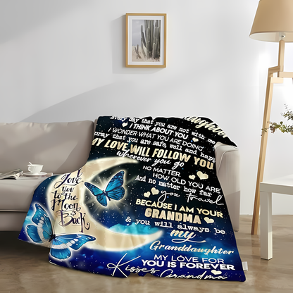 Special Gift For Your Granddaughter Blanket - From Grandma