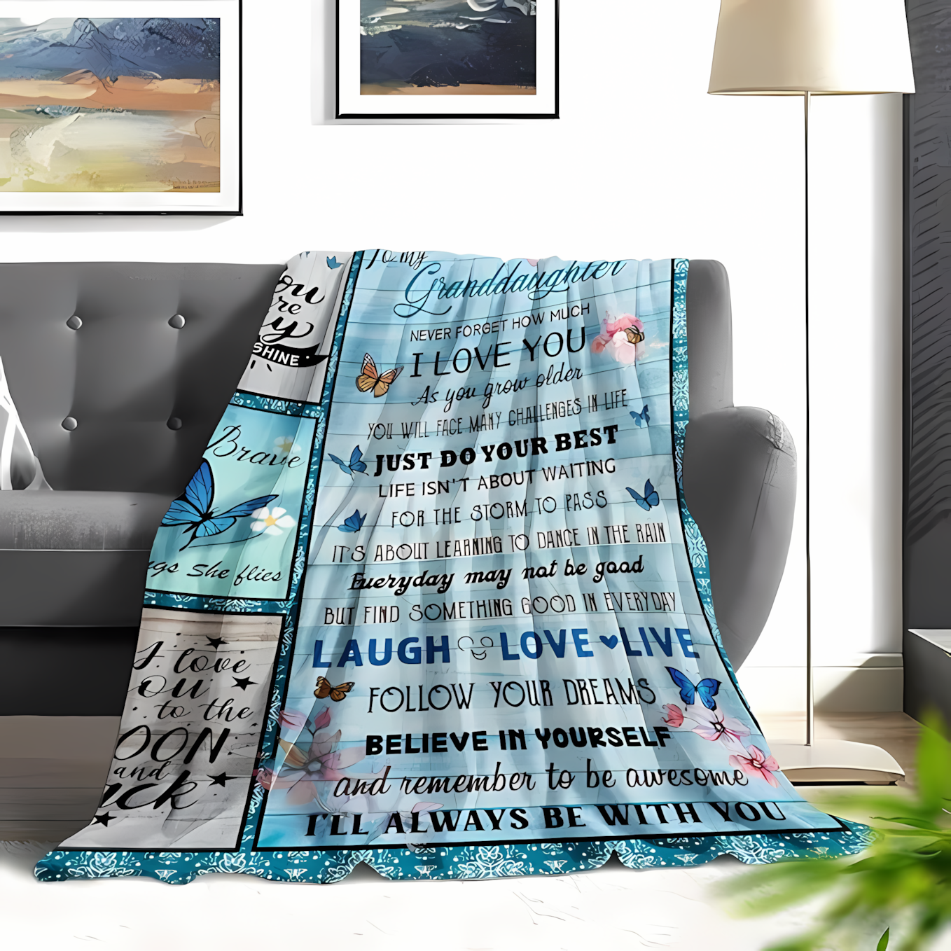 Special Gift For Your Granddaughter Blanket - From Grandma