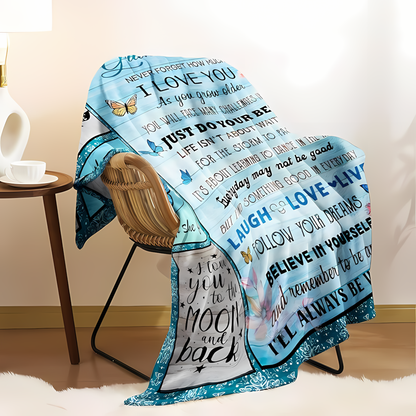 Special Gift For Your Granddaughter Blanket - From Grandma