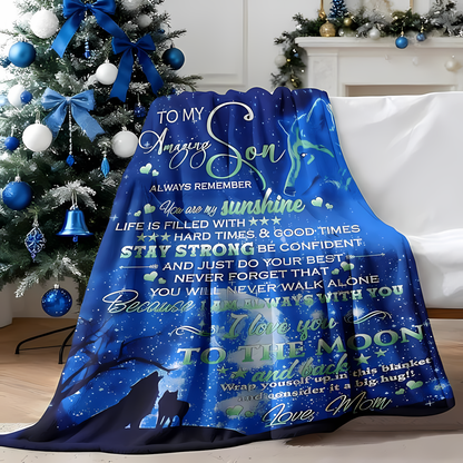 Special Gift For Your Son Blanket - From Mom