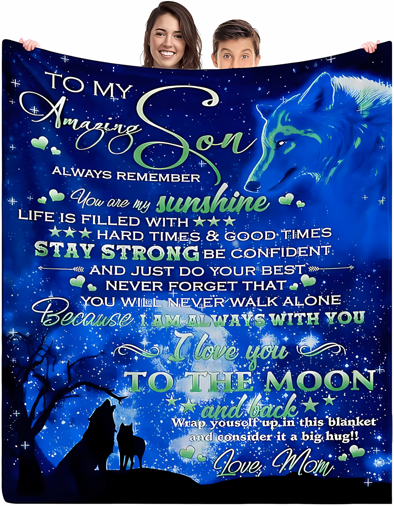 Special Gift For Your Son Blanket - From Mom