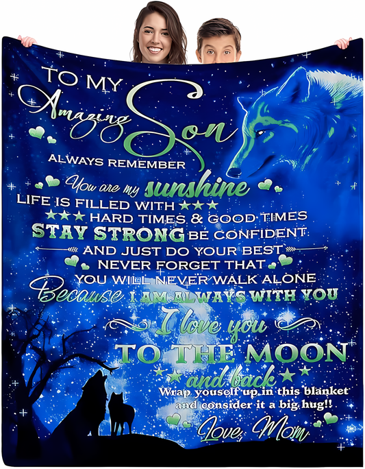 Special Gift For Your Son Blanket - From Mom