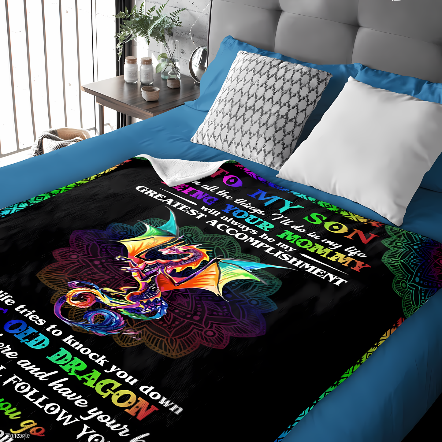 Special Gift For Your Son Blanket - From Mom