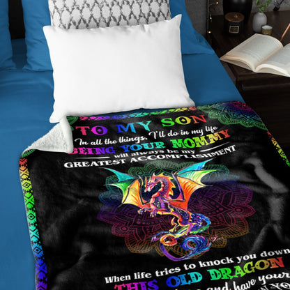 Special Gift For Your Son Blanket - From Mom