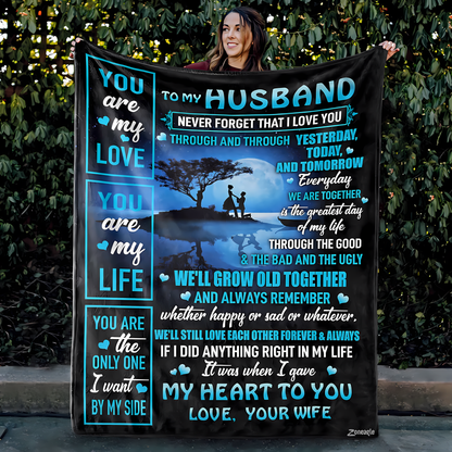 Special Gift For Your Husband Blanket - From Wife