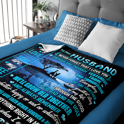 Special Gift For Your Husband Blanket - From Wife