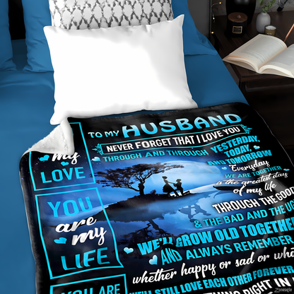 Special Gift For Your Husband Blanket - From Wife