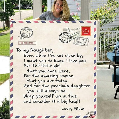Special Gift For Your Daughter Blanket - From Mom
