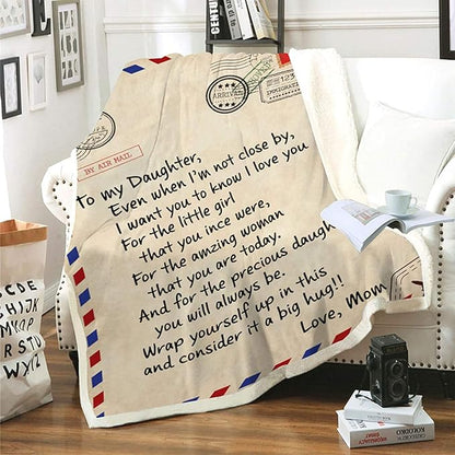 Special Gift For Your Daughter Blanket - From Mom