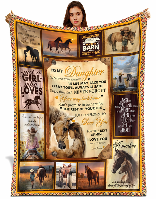 Special Gift For Your Daughter Blanket - From Mom