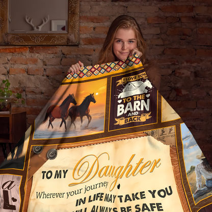 Special Gift For Your Daughter Blanket - From Mom