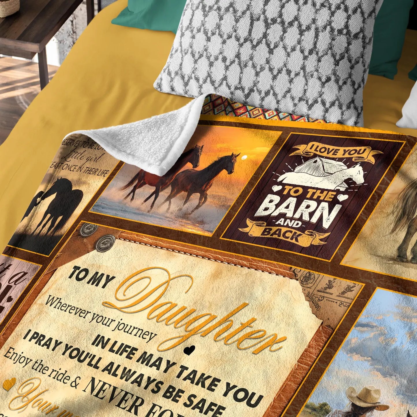 Special Gift For Your Daughter Blanket - From Mom