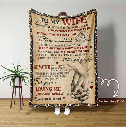 Special Gift For Your Wife Blanket - From Husband