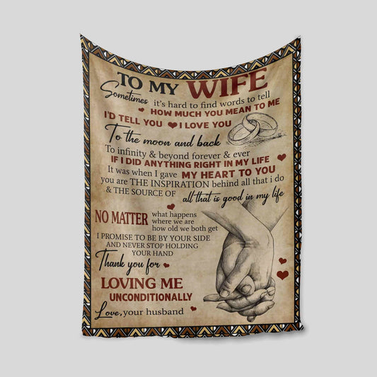 Special Gift For Your Wife Blanket - From Husband