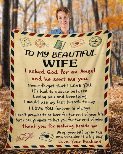 Special Gift For Your Wife Blanket - From Husband