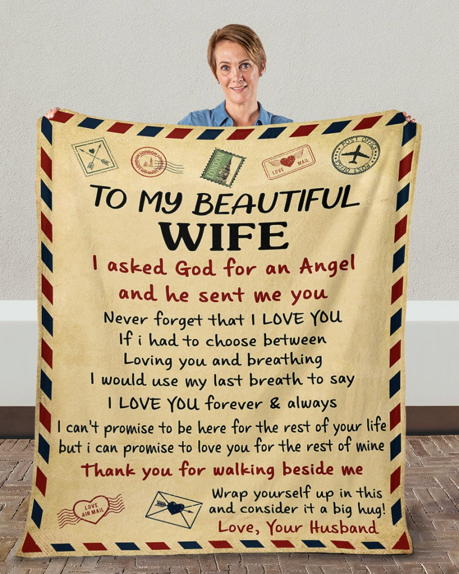 Special Gift For Your Wife Blanket - From Husband