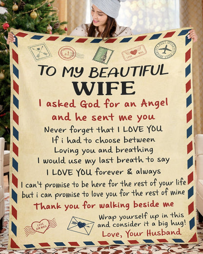 Special Gift For Your Wife Blanket - From Husband