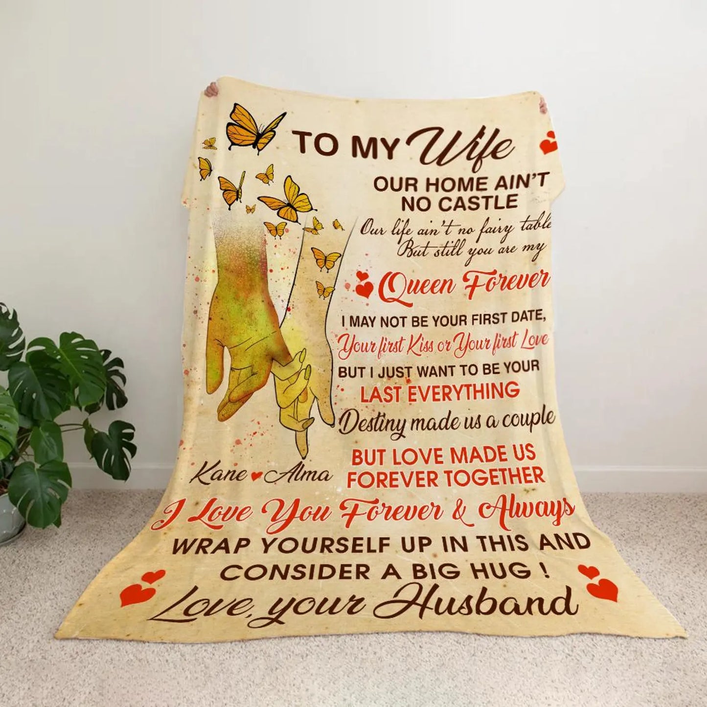 Special Gift For Your Wife Blanket - From Husband