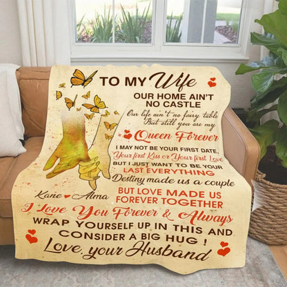 Special Gift For Your Wife Blanket - From Husband