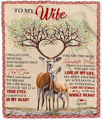 Special Gift For Your Wife Blanket - From Husband