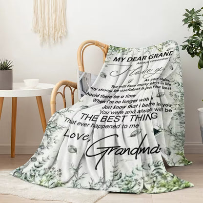 Special Gift For Your Grandson Blanket - From Grandma