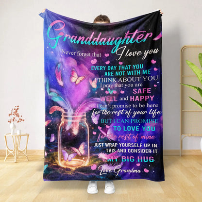 Special Gift For Your Granddaughter Blanket - From Grandma