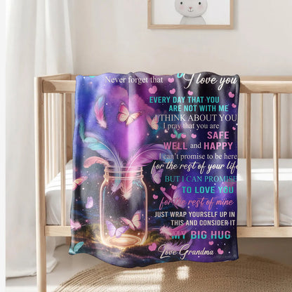 Special Gift For Your Granddaughter Blanket - From Grandma