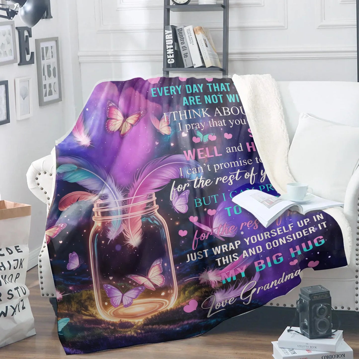 Special Gift For Your Granddaughter Blanket - From Grandma