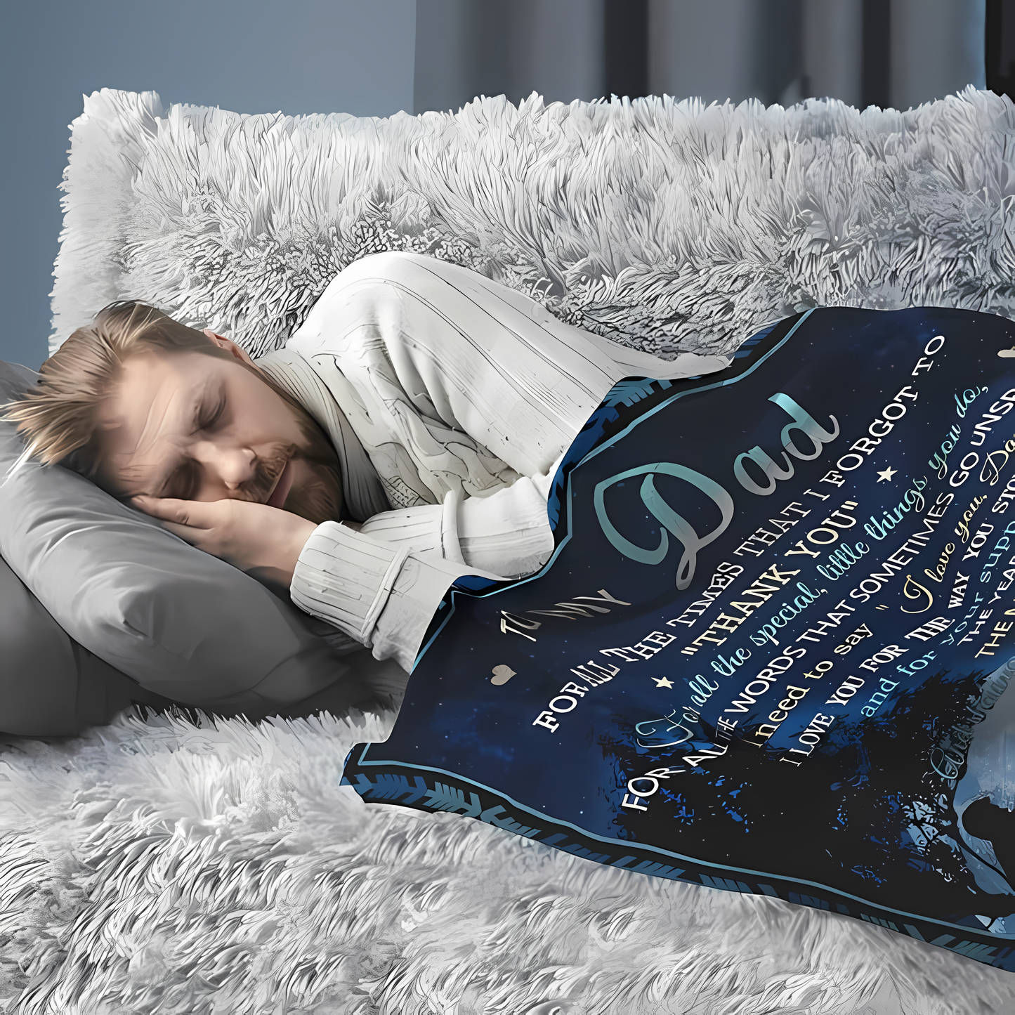 Special Gift For Dad -From Daughter Blanket